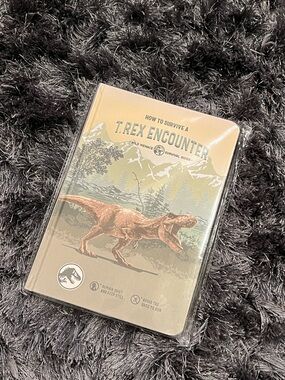 Jurassic World How to Survive a T. Rex Encounter Hardcover Notebook